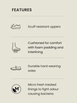 Next Blanc - Butterfly Embroidered School Plimsoll Chaussures Best