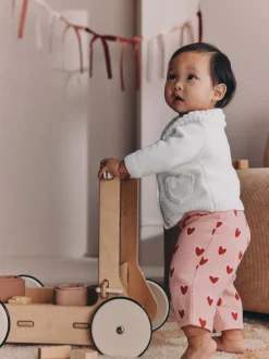 Next Blanc - Cardigan boutonné avec poche cœur bébé (0mois-2ans) New