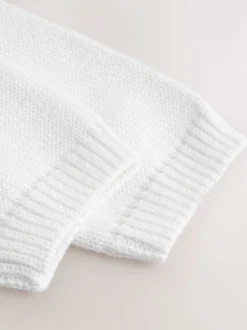 Next Blanc - Cardigan boutonné avec poche cœur bébé (0mois-2ans) New