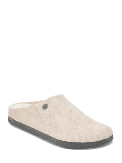 Birkenstock Blanc - Chaussons Zermatt en peau de mouton Outlet