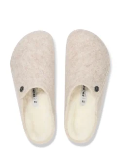 Birkenstock Blanc - Chaussons Zermatt en peau de mouton Outlet