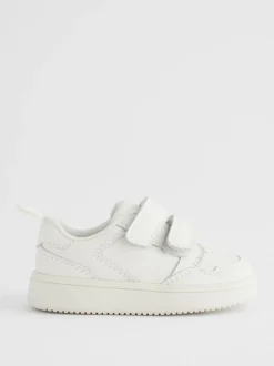 Next Blanc - Chaussures bébé Splash en cuir à fermeture scratch Best