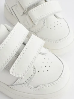 Next Blanc - Chaussures bébé Splash en cuir à fermeture scratch Best