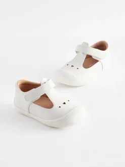 Next Blanc - Chaussures bébé style salomé
