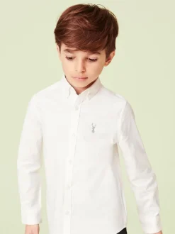 Next - Chemise Oxford (3-16ans) Blanc Clearance