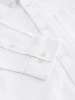 Next - Chemise Oxford douce à manches longues Blanc Hot