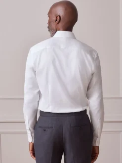 Next Blanc - Chemise Signature en coton satiné Best