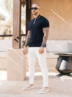 MAUVAIS Blanc - Chinos Beaufort Extensible Online