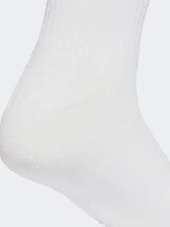 adidas originals - Col rond - 3-Rayures Chaussettes Col rond 3 paires Blanc