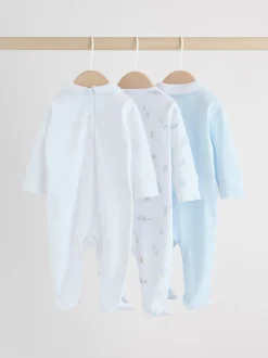 Next Blanc - Combinaisons de nuit pour bébé 3 Pack (0-2ans) New