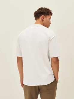 Next - Coupe ample - T-shirt épais Blanc Discount