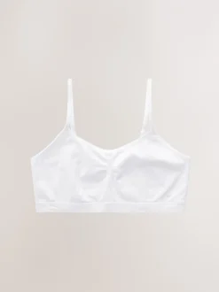 Next Blanc - Crop Tops sans couture 2 Lot (7-16ans) New