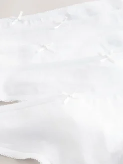 Next - Culotte en coton riche 5 Pack Blanc New