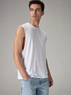 Next Blanc - Débardeur - Gilet Clearance