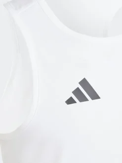 adidas Blanc - Débardeur Team pour enfant Outlet