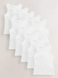 Next Blanc - Débardeur blanc à bordure en dentelle (1.5-16ans) Online