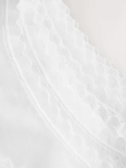 Next Blanc - Débardeur blanc à bordure en dentelle (1.5-16ans) Online