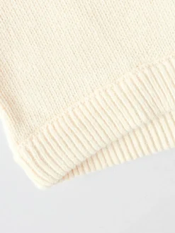 Next Blanc - Ensemble cardigan en maille à nœud à volants (0mois-3ans) Sale