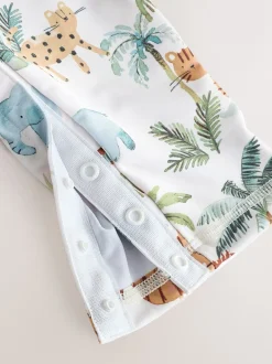 Next Blanc - Ensemble maillot de bain et chapeaux Sunsafe (3mths-7yrs) Sale