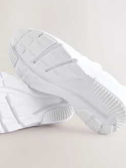 Next - Entraîneurs en dentelle élastique Blanc Clearance