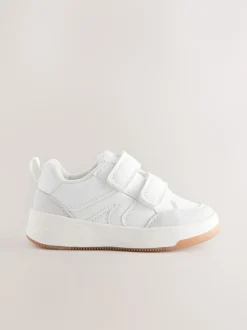 Next Blanc - Fermeture par contact Baskets à deux brides Outlet