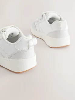 Next Blanc - Fermeture par contact Baskets à deux brides Outlet