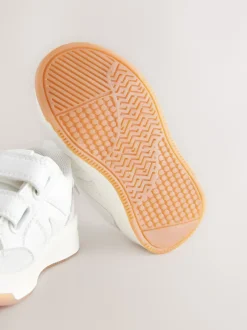 Next Blanc - Fermeture par contact Baskets à deux brides Outlet