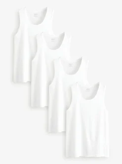 Next Blanc - 100Gilets en coton % 4 Lot Best