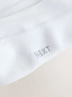Next Blanc - Lot de 5 - Chaussettes de sport mi-hautes rembourrées
