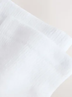 Next Blanc - Lot de 5 - Chaussettes de sport mi-hautes rembourrées