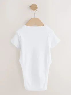 Next Blanc - Lot de 5 bodys à manches courtes pour dysplasie de la hanche Clearance