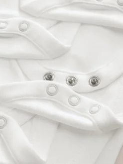 Next Blanc - Lot de 5 bodys à manches longues bébé dysplasie de la hanche Online