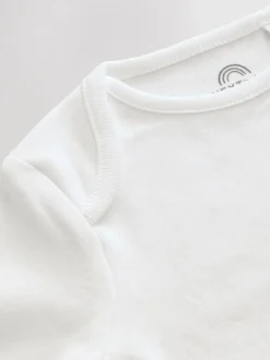 Next Blanc - Lot de 5 bodys à manches longues bébé dysplasie de la hanche Online