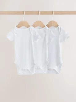 Next Blanc - Lot de 3 bodys Kind To Skin bébé