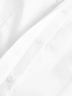 Next Blanc - Lot de 2 chemises d’école haut de gamme en coton extensible riche (3-18ans) Outlet