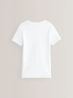 Next Blanc - Lot de 3 débardeurs à manches courtes 100 % coton (1.5-16ans) Hot