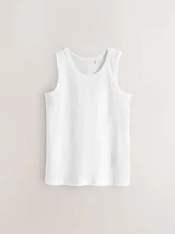 Next Blanc - Lot de 10 gilets en coton (1.5-16ans) Outlet