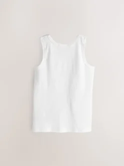 Next Blanc - Lot de 10 gilets en coton (1.5-16ans) Outlet