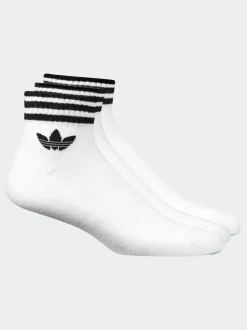 adidas originals Blanc - Lot de 3 paires de Chaussettes Sale
