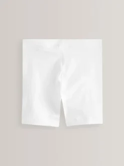 Next Blanc - Lot de 2 shorts de vélo extensibles en coton riche (3-16ans) Hot