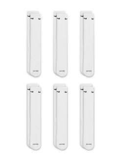 Nike - Lot de chaussettes d'entraînement Everyday Plus Cushioned Crew 6 (0) Blanc Outlet