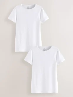 Next Blanc - Lot de t-shirts Kind to Skin 2 (12mois -12ans) Best