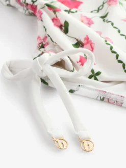 B by Ted Baker Blanc - Maillot de bain bandeau Tummy Control Outlet