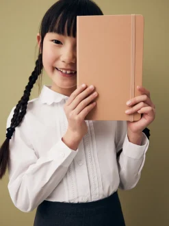 Next Blanc - Manches longues dentelle festonnée École Chemisiers (3-14yrs) Online