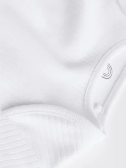 Next Blanc - Manches longues Rib Bébé Body 5 Pack