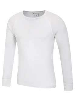 Mountain Warehouse Blanc - Haut thermique à col rond en mérinos pour homme Best