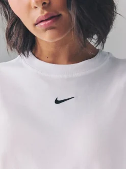 Nike - Vêtements de sport Essentiel T-shirt Blanc Outlet