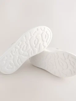 Next Blanc à paillettes - Baskets à lacets Sale