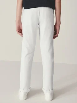 Next - Pantalon chino extensible (3-17ans) Blanc Outlet