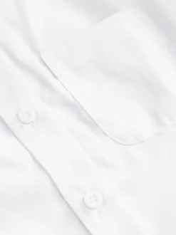 Next Blanc - Paquet de 5 chemises d'école à manches bouffantes (3-16ans) New